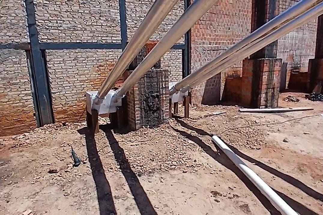 Salida de condensación del proceso térmico, en la planta del Chaco.